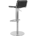 Floyd Gas Lift Swivel Bar Stool - FOX3000 - Black - Safavieh Couture
