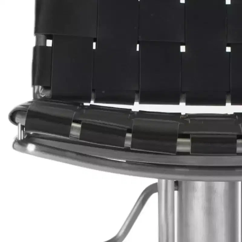 Floyd Gas Lift Swivel Bar Stool - FOX3000 - Black - Safavieh Couture