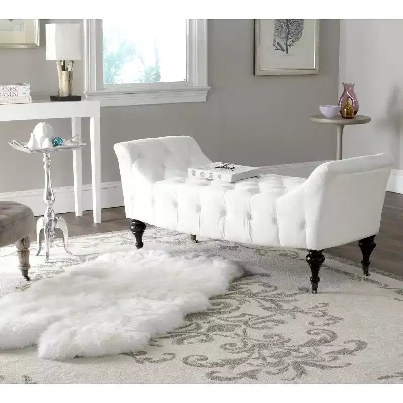 Georgette Bench - MCR4672 - White - Safavieh