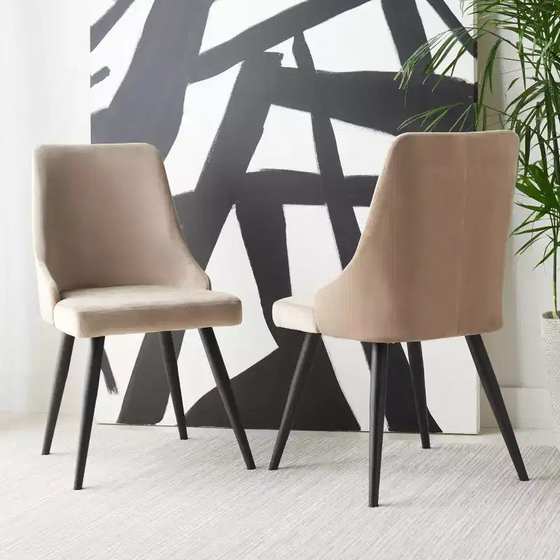 Zoi Upholstered Dining Chair (Set of 2) - DCH7500 - Safavieh
