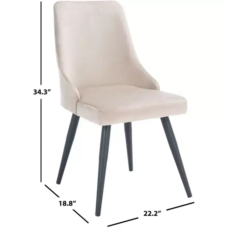 Zoi Upholstered Dining Chair (Set of 2) - DCH7500 - Safavieh
