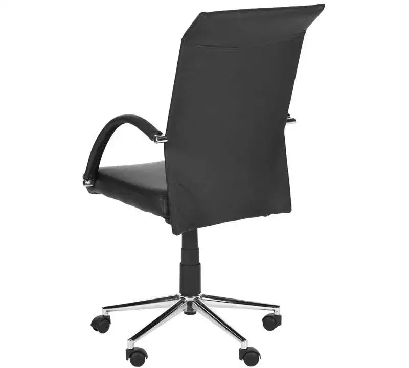 Dejana Swivel Desk Chair - Height Adjustable - FOX8506 - Black - Safavieh