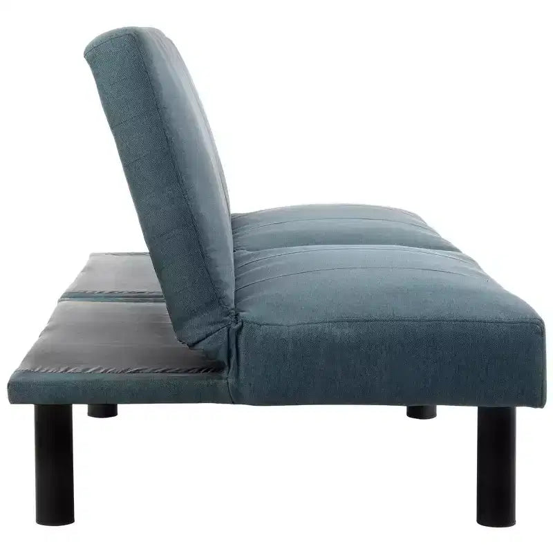 Astoria Foldable Futon Bed - LVS2003 - Navy/Black - Safavieh