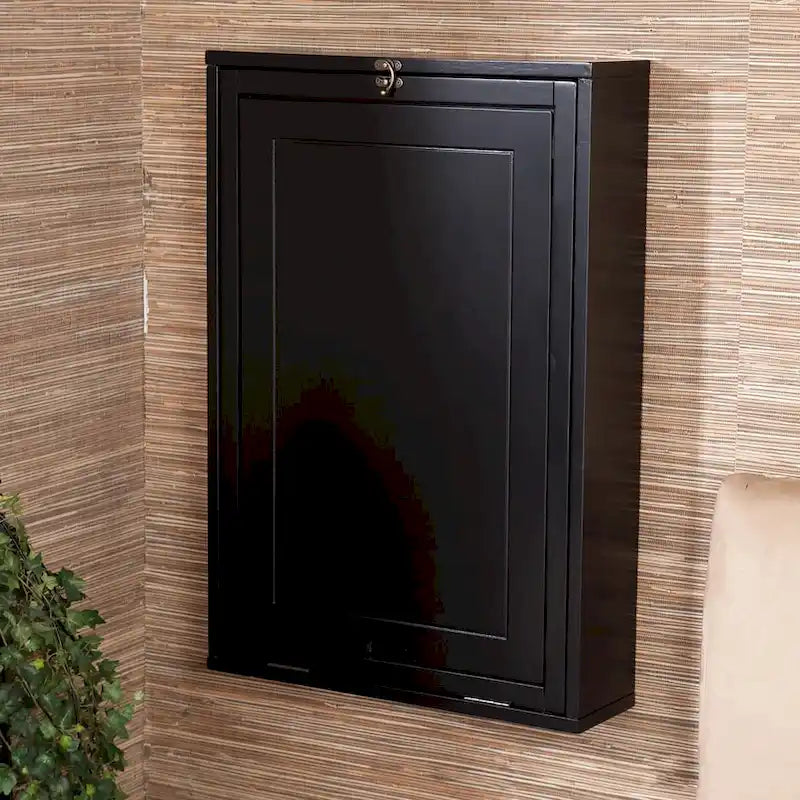SEI Furniture Murphy Black Fold-out Convertible Desk