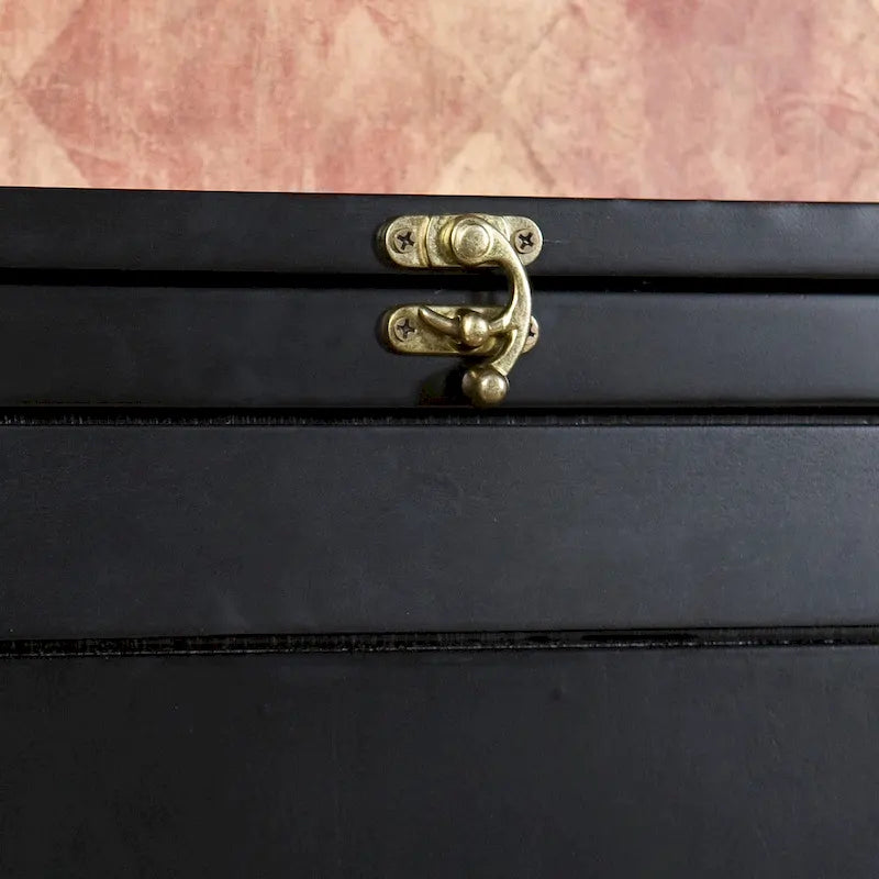 Scrivania trasformabile a scomparsa SEI Furniture Murphy, nera