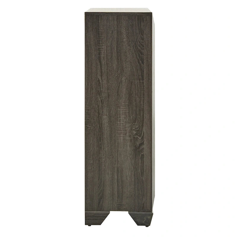 Cassettiera o comò Corbett Grey Wood Panel di iNSPIRE Q Classic