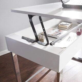 Scrivania Regolabile in Altezza Sit/Stand SEI Furniture Ida Bianca