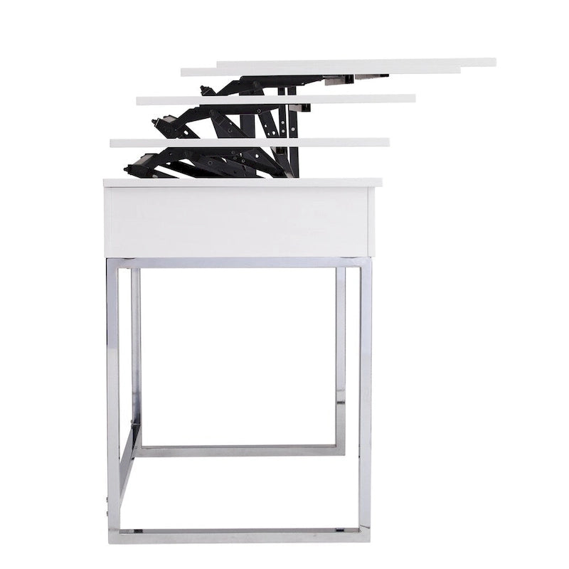 Scrivania Regolabile in Altezza Sit/Stand SEI Furniture Ida Bianca