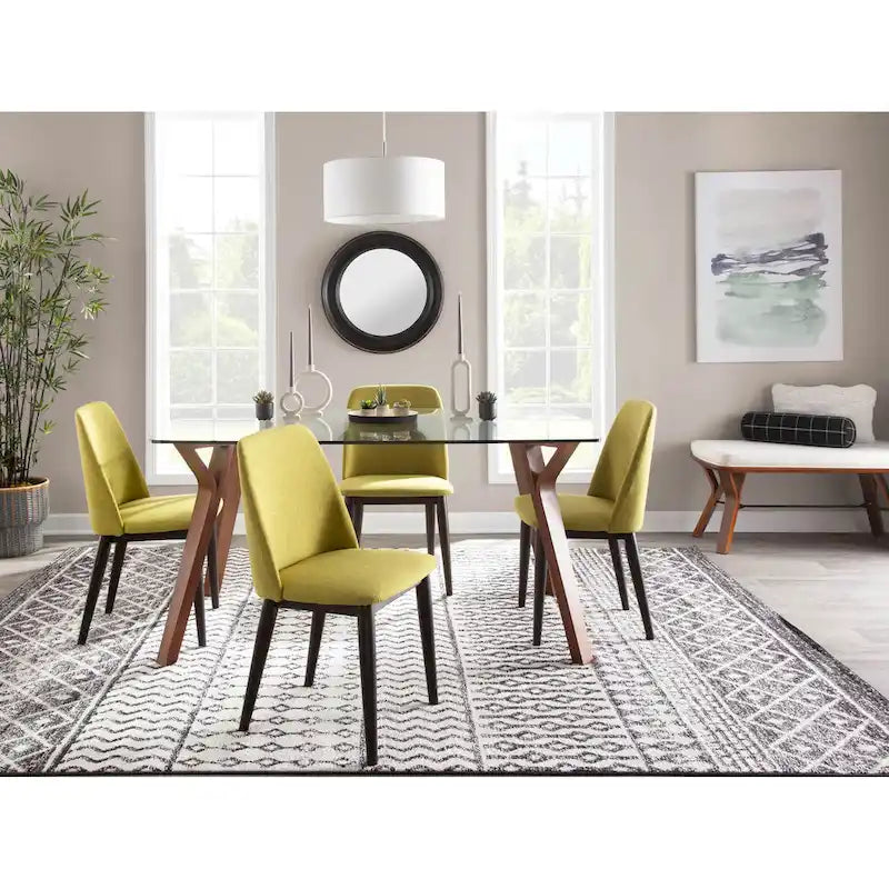 Carson Carrington Hundested Sedie da pranzo 2 pezzi in stile Mid-century