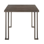 Carbon Loft Arturio Industrial Wood & Metal Dinette Table