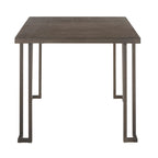 Carbon Loft Arturio Industrial Wood & Metal Dinette Table