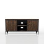 Dele Rustic Oak 60-inch Wood Multi-functional Storage TV Console by Furniture of America