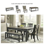 Signature Design by Ashley Tyler Creek Dining Bench, Black/Brown