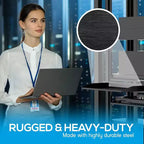 Pyle 1UX2 Server Rack Shelves - Universal Device Server Rack Mounting Tray - Black