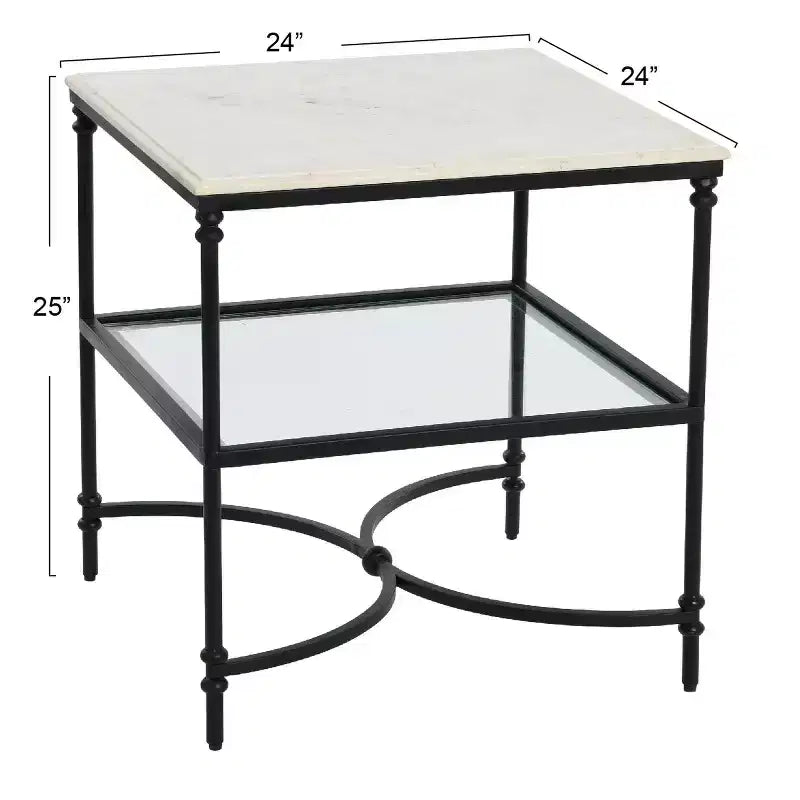 Storied Home Libertine End Table