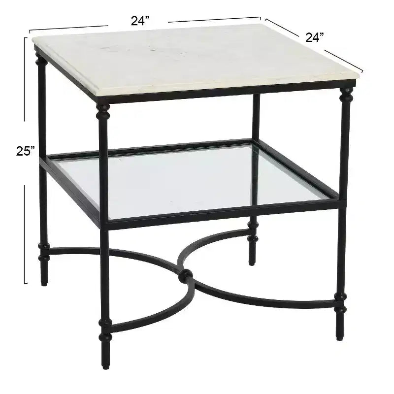 Storied Home Libertine End Table