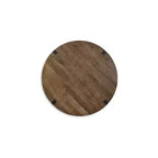 Signature Design by Ashley Hanneforth Round Coffee Table, Brown/Black