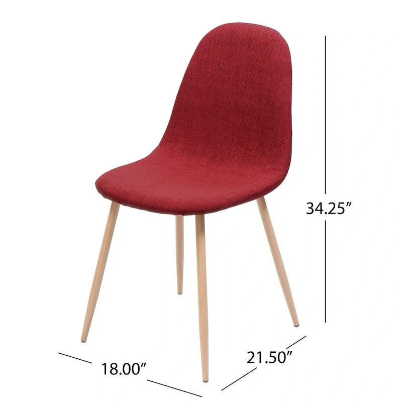 Caden Mid-century Dining Chairs (Set of 2) by Christopher Knight Home