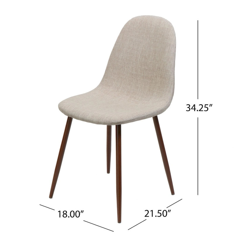 Caden Mid-century Dining Chairs (Set of 2) by Christopher Knight Home