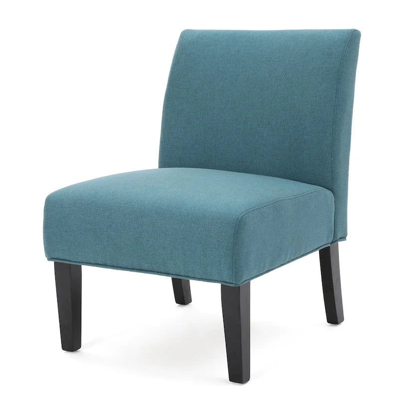 Fabric Slipper Accent Chair - Single Seat