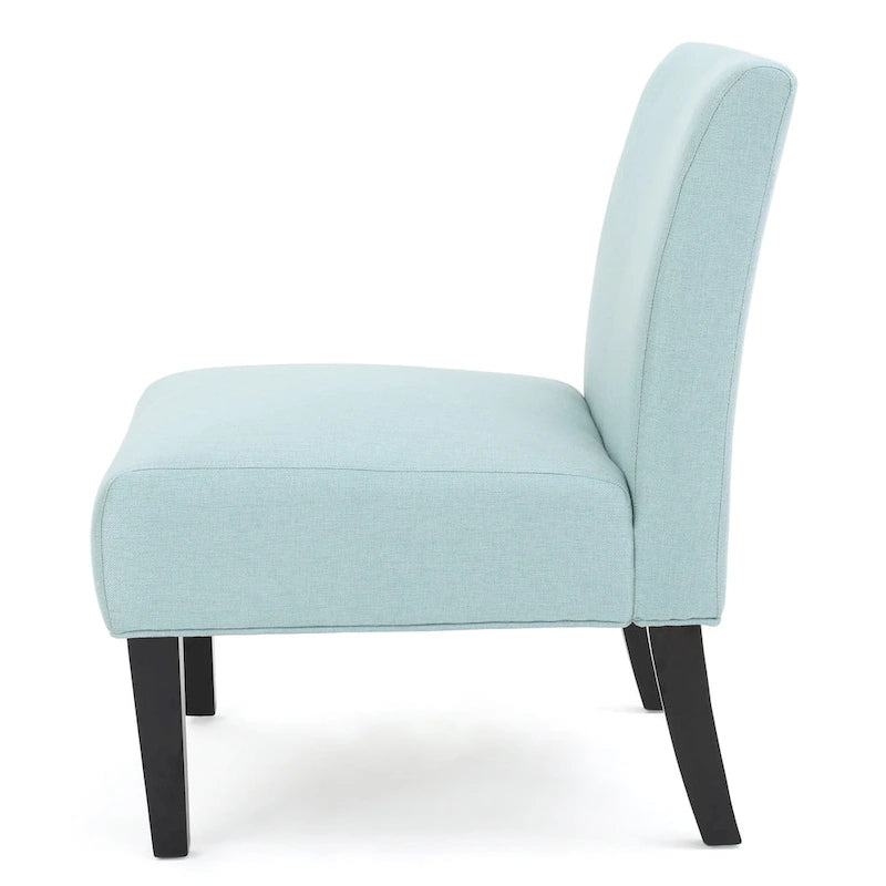 Fabric Slipper Accent Chair - Single Seat