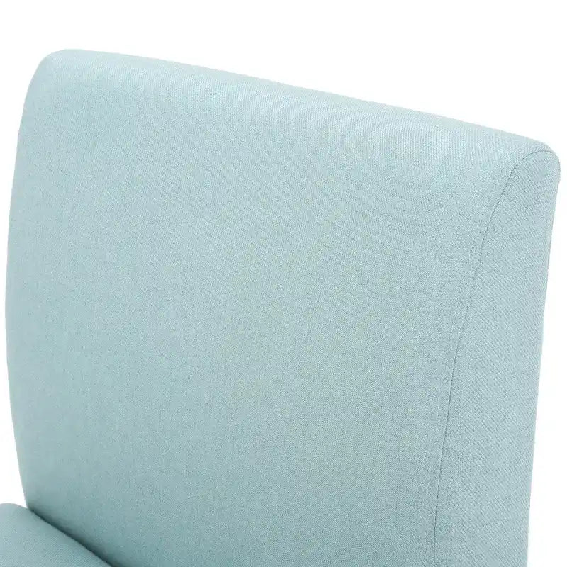 Fabric Slipper Accent Chair - Single Seat