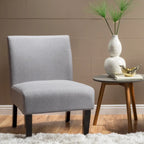 Fabric Slipper Accent Chair - Single Seat