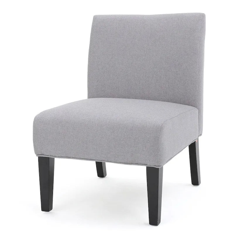 Fabric Slipper Accent Chair - Single Seat