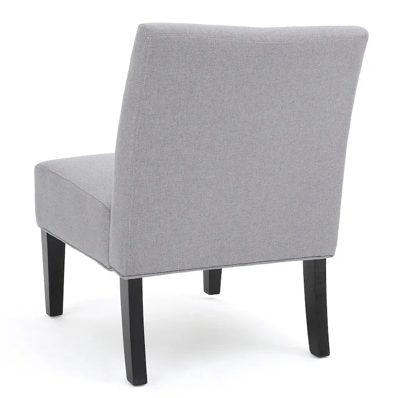 Fabric Slipper Accent Chair - Single Seat