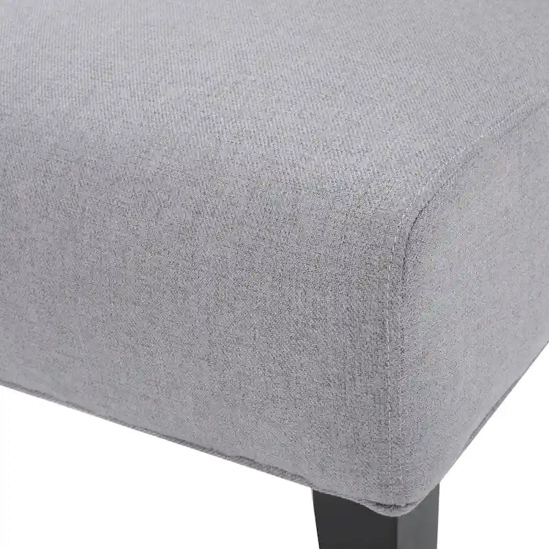 Fabric Slipper Accent Chair - Single Seat