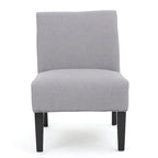Fabric Slipper Accent Chair - Single Seat