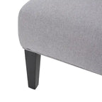 Fabric Slipper Accent Chair - Single Seat