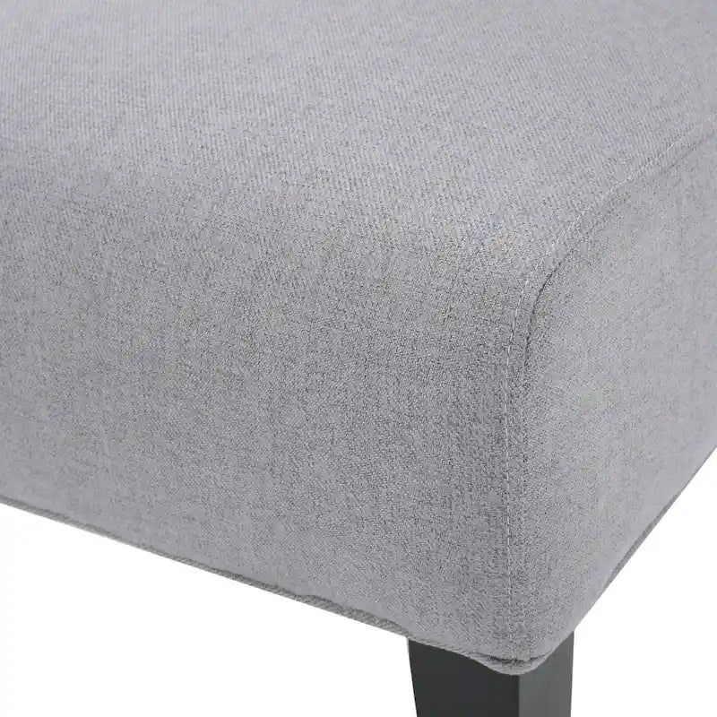Fabric Slipper Accent Chair - Single Seat