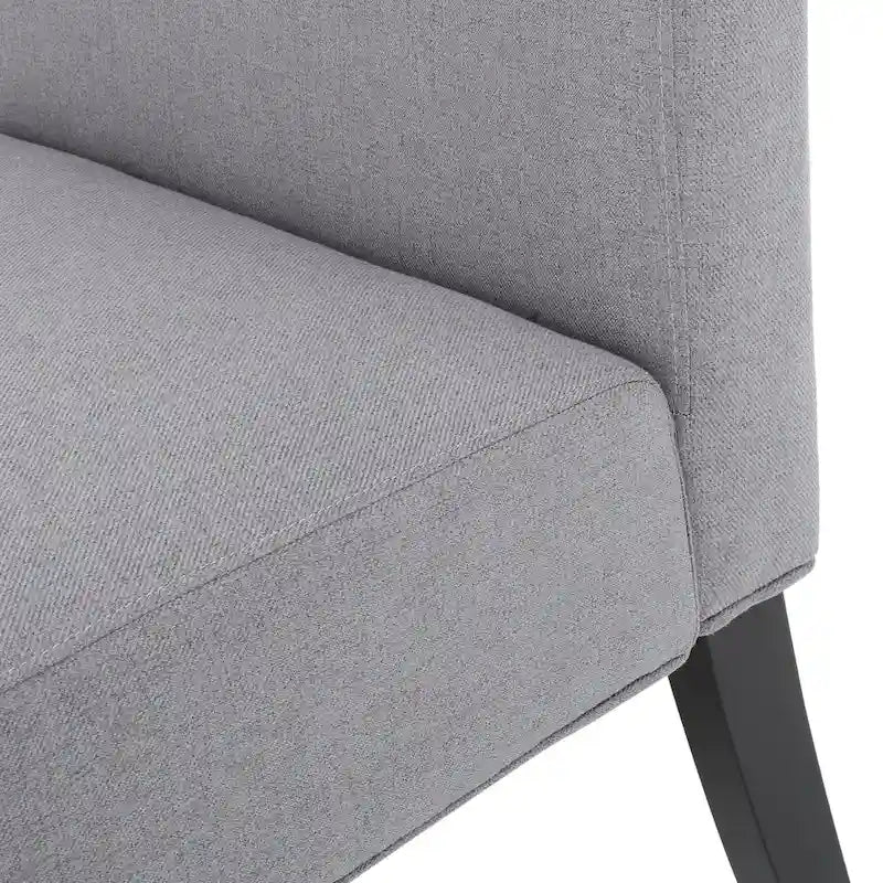 Fabric Slipper Accent Chair - Single Seat