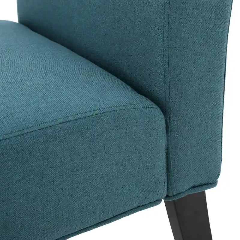 Fabric Slipper Accent Chair - Single Seat