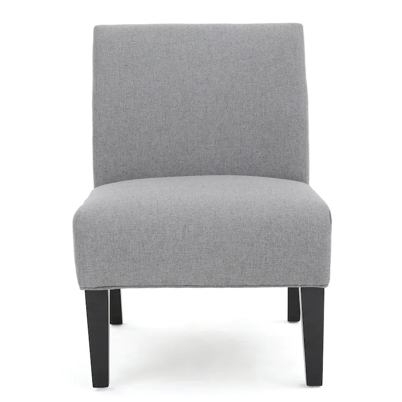 Fabric Slipper Accent Chair - Single Seat