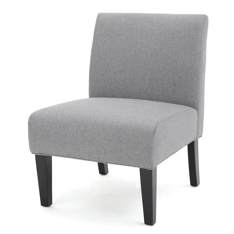 Fabric Slipper Accent Chair - Single Seat