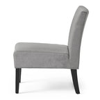 Fabric Slipper Accent Chair - Single Seat