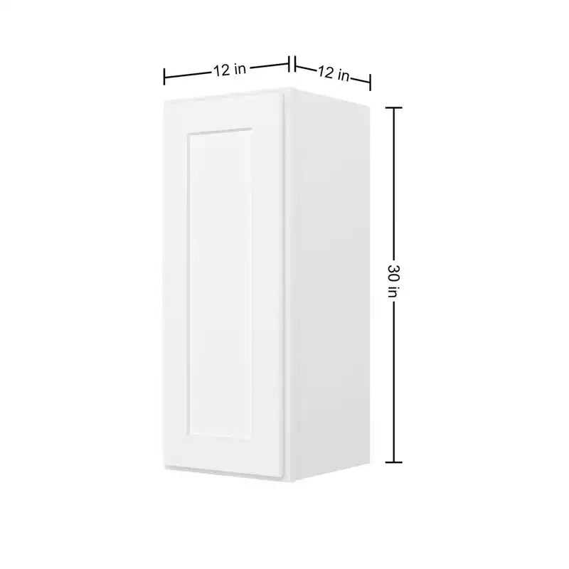 HOMLUX Easy-DIY Shaker White Ready to Assemble Wall Kitchen Cabinet