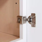 Pensile da cucina per frigorifero HOMLUX Easy-DIY, 91,4 cm L x 61 cm P, bianco shaker, pronto da montare, con 2 ante