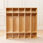 ECR4Kids Streamline 5-Section Coat Locker with Cubby Storage, Classroom Furniture