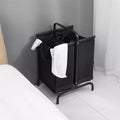 Laundry Hamper with lid,110L Laundry Basket with 2 Removable Bags,2 Section Dirty Clothes Basket for Laundry Room Closet Bathroom