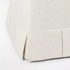 Box Pleat Upholstered Ottoman - Threshold designed with Studio McGee