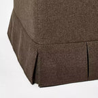 Box Pleat Upholstered Ottoman - Threshold designed with Studio McGee