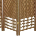 5 1/2 ft. Tall Fiber Weave Room Divider - (3 Panels)
