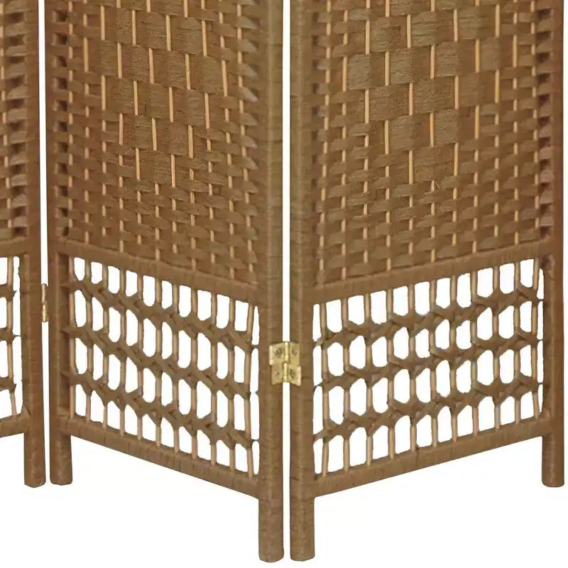 5 1/2 ft. Tall Fiber Weave Room Divider - (3 Panels)