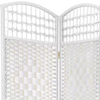 5 1/2 ft. Tall Fiber Weave Room Divider - (3 Panels)