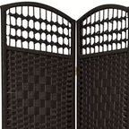 5 1/2 ft. Tall Fiber Weave Room Divider - (3 Panels)
