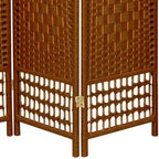 5 1/2 ft. Tall Fiber Weave Room Divider - (3 Panels)