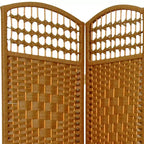 5 1/2 ft. Tall Fiber Weave Room Divider - (3 Panels)